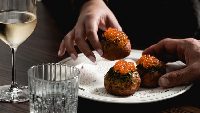 Tarama doughnuts are popular at Maha East.