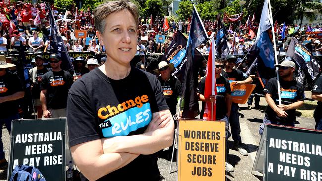 ACTU secretary Sally McManus. Picture: AAP