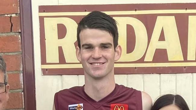 Nick Cushing is a ruckman on the rise in the Ballarat league. Picture: Redan Football Netball Club.