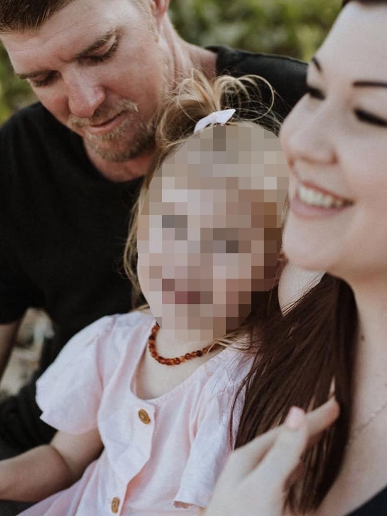 Cairns couple James Paul and Krystel Paul with their daughter who is now nine-years-old. Picture: Instagram