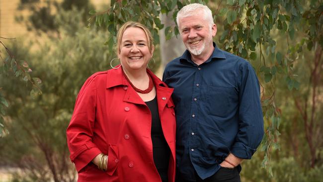 Dimity Hawkins and Dave Sweeney co-founded the International Campaign to Abolish Nuclear Weapons. Picture: David Smith
