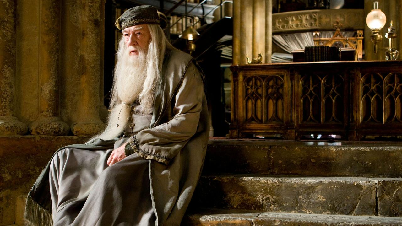 Michael Gambon as Albus Dumbledore in a scene from 2009 film 'Harry Potter and the Half-Blood Prince'