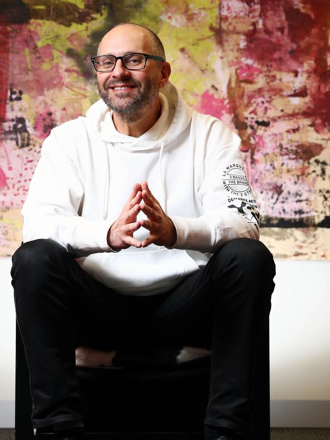 Alex Waislitz in his Melbourne office. Picture: Aaron Francis/The Australian