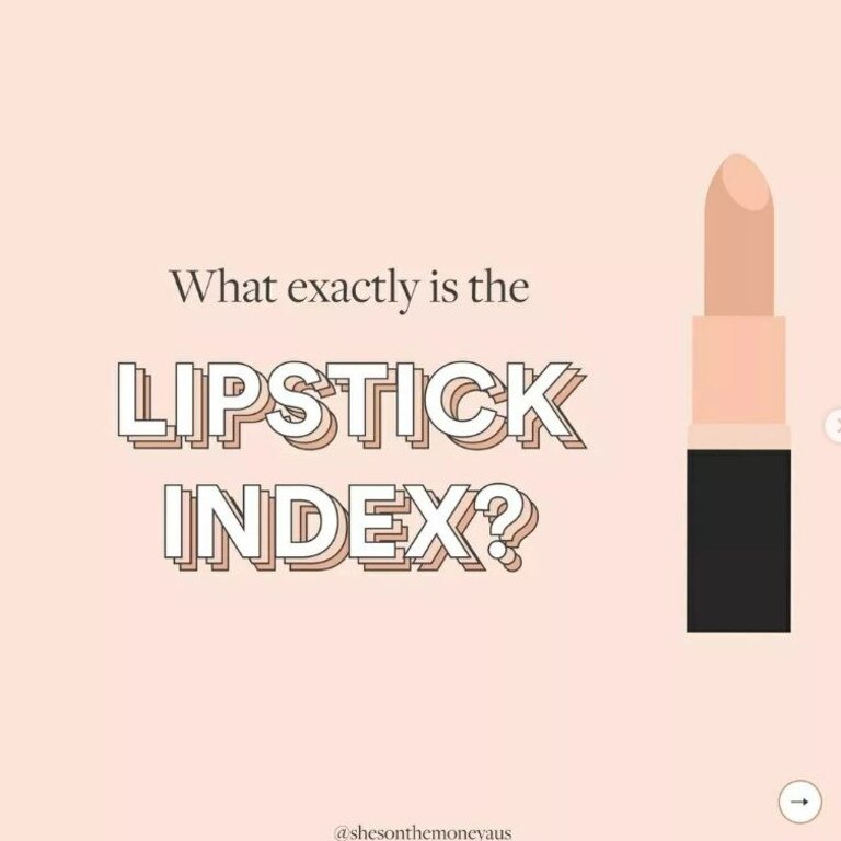 The ‘lipstick index’ is on the rise among Aussies. Picture: Instagram