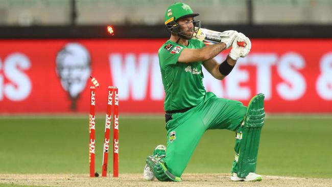 Maxwell’s efforts weren’t enough for the Stars. Picture: Getty Images