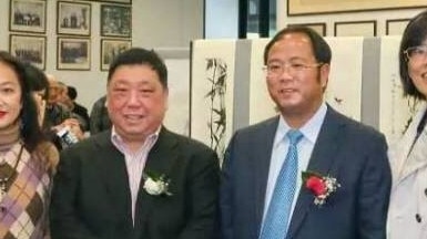 Ernest Wong and Chinese billionaire Huang Xiangmo appear together Picture: Facebook