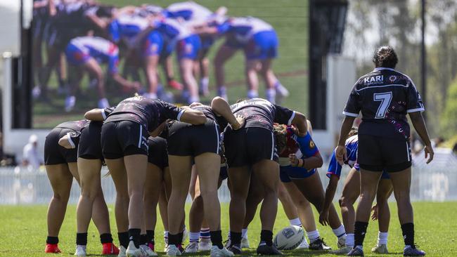 Women's Koori Knockout grand final, Redfern All Blacks vs Newcastle Yowies. Picture: Andrea Francolini