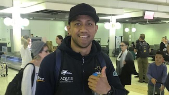 Brumbies inspiration Christian Lealiifano arriving In Brisbane