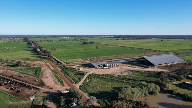 Patrick McMonagle’s Kanyapella Dairy farm has been listed for sale.