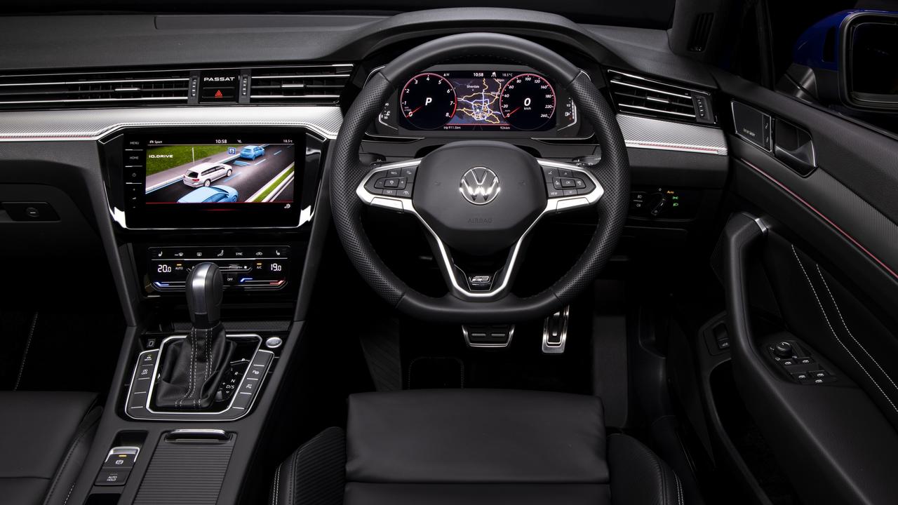 The interior is packed with luxury and hi-tech features.