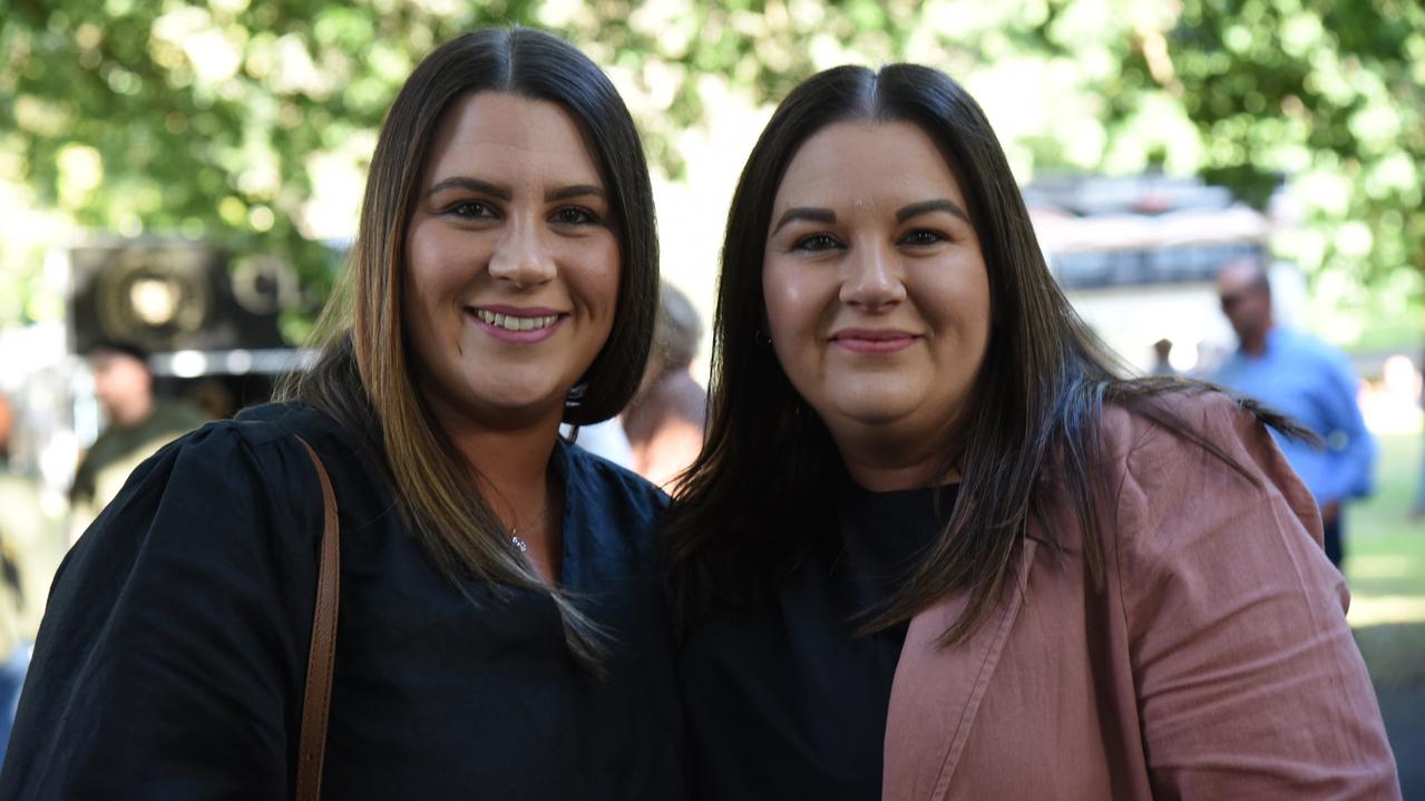 Mel Bennett and Courtney Jenkins at City Park on Day 1 of Launceston's Festivale. Picture: Alex Treacy