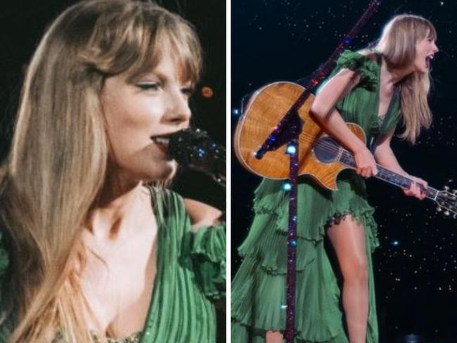 Taylor Swift told the crowd she's "never been happier" at her latest concert.