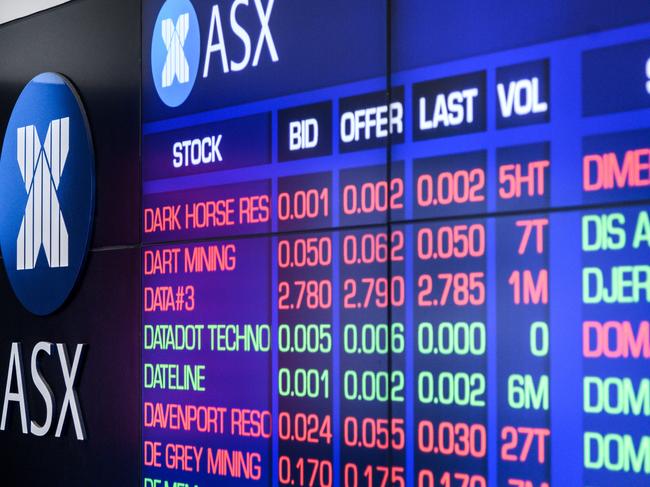 An overnight oil price surge has fuelled a strong open for the Australian sharemarket with some big energy stocks climbing close to 20 per cent. Picture: AAP