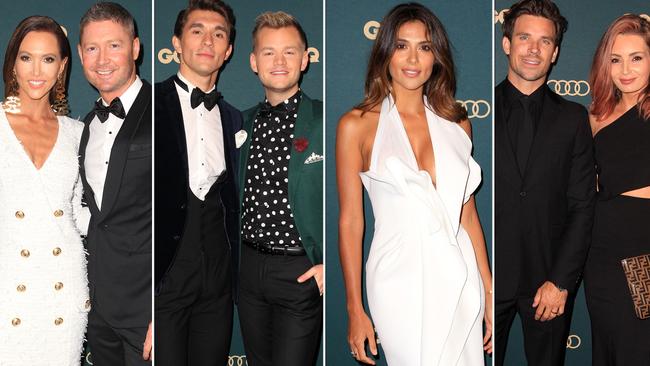 Kyly and Michael Clarke, Jack Stratton-Smith and Joel Creasey, Pia Miller and Hayden and Danielle Cox.