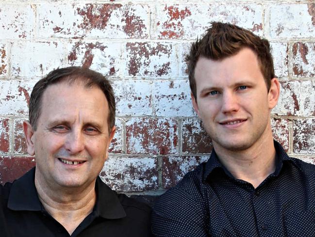 Photo for AGENDA : Jeff Horn with his father and grandfather. Ray horn, Jeff horn Snr and Jeff Horn at New Farm. Pic Annette Dew