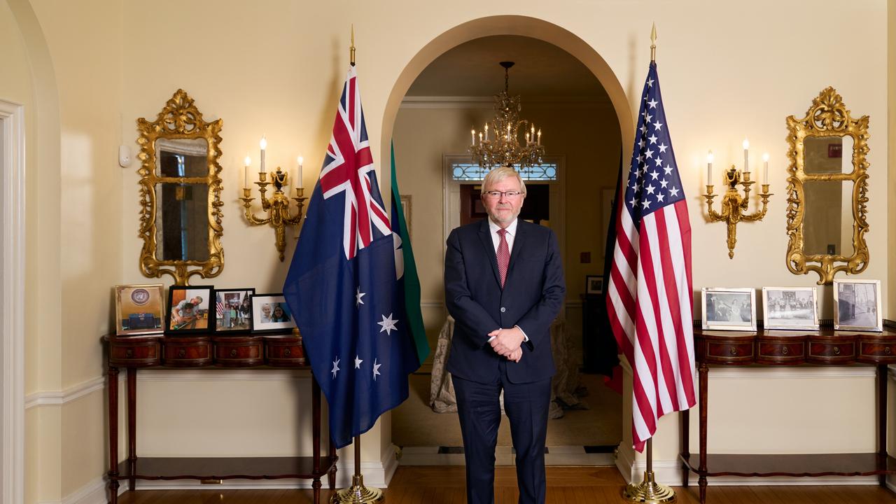 Kevin Rudd has back-pedalled on his criticism of Donald Trump. Picture: Noah Willman