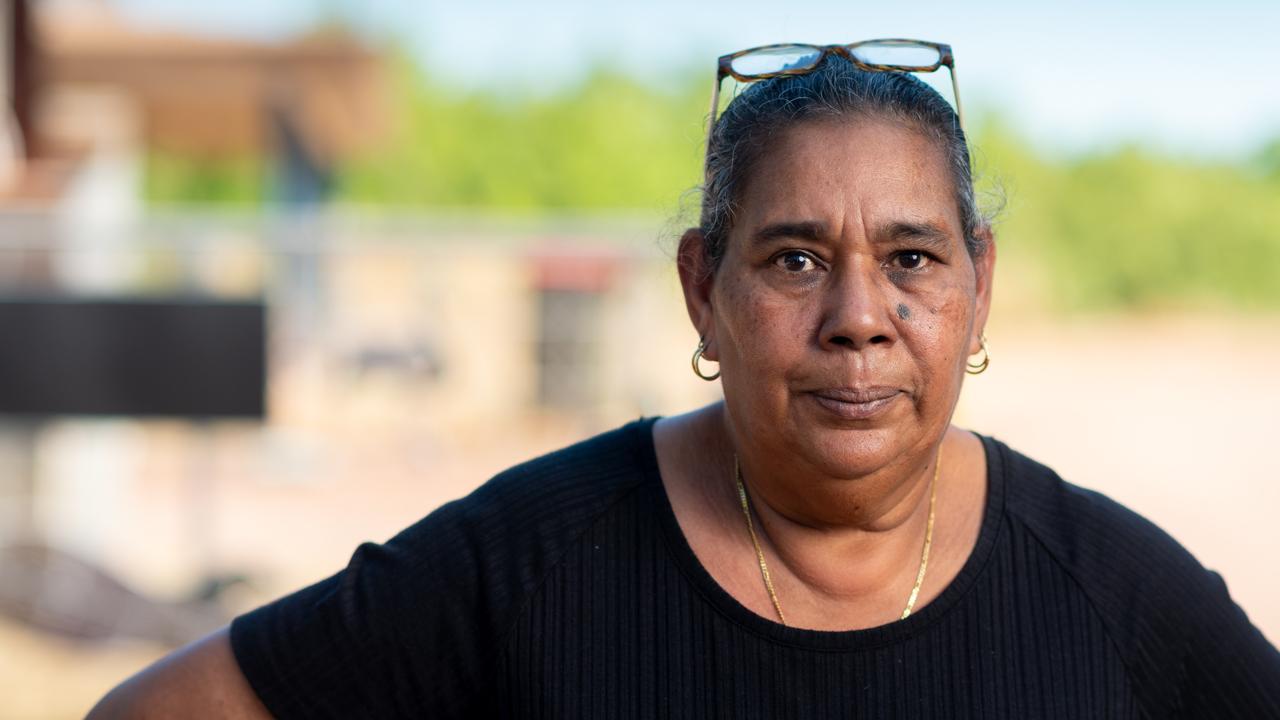 Larrakia woman Helen Secretary is hoping a national conversation around domestic violence will bring positive change to the Territory. Picture: Che Chorley