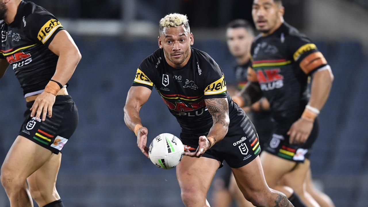 Api Koroisau is set to miss the next six-weeks for Penrith with a broken wrist. Picture: NRL Photos.