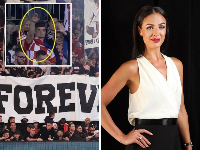 Australia Cup scenes and Lucy Zelic.