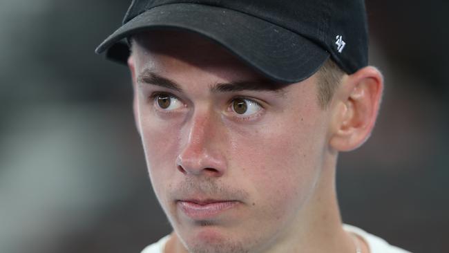 Australia’s Alex de Minaur could meet Rafael Nadal in a quarter-final in Brisbane. 