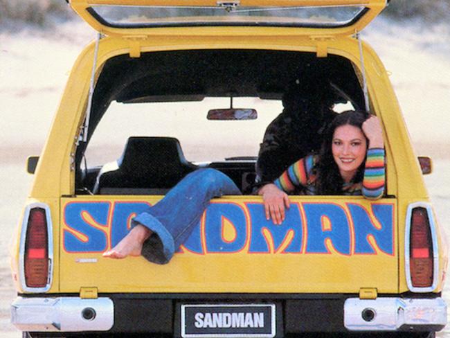 1970s: Holden captured surf culture perfectly with the Sandman panel van. Picture: Supplied.