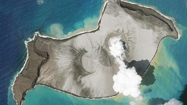 Tonga’s Ha’apai islands at the time of explosion.