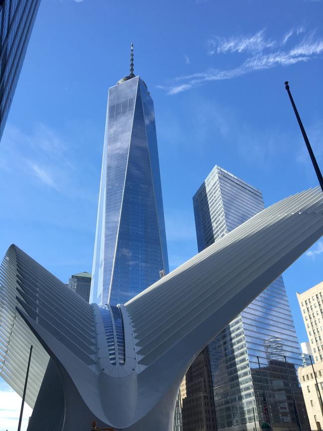 But he says the One World Trade Centre, built to replace the twin towers destroyed in the 2001 terrorist attacks on New York City, is a disappointment. Picture: Jana Frawley