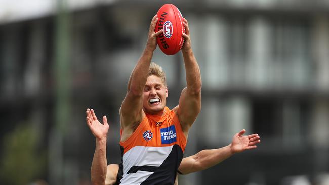 Jackson Hately is in the sights of the Crows. Picture: Jack Thomas/Getty Images