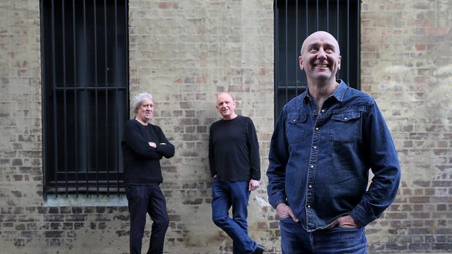 The Necks. From left, Tony Buck, Chris Abrahams and Lloyd Swanton. Picture: Jane Dempster.