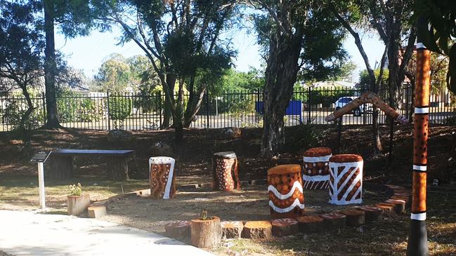 Wondai community members have joined with residents and staff of Wondai's Forest View Residential Aged Care Unit to create a special space for residents to enjoy in a yarning circle.