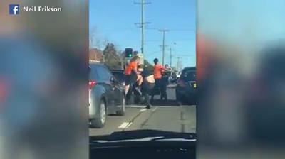 Sydney driver captures wild road rage brawl on camera