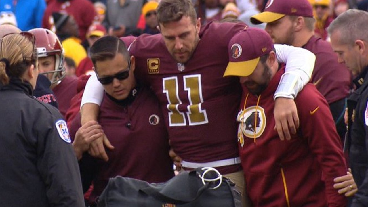 Redskins' Alex Smith dealing with surgical complications from broken leg