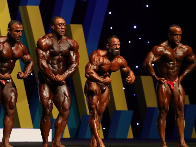 Competitors at the 2017 Arnold Classic in Melbourne on Friday. Picture: Robert Cianflone/Getty Images