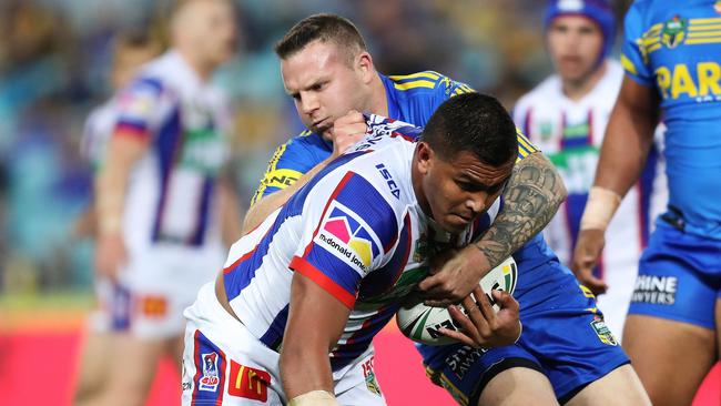 Daniel Saifiti grew into the starting role at the Knights last season.