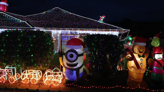 Christmas lights display in Pacific Pines. Picture Glenn Hampson