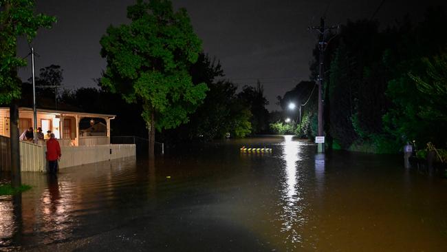 Flooding on Chellaston Street. Photo take on March 8, around 3am. Picture: Brett Atkins