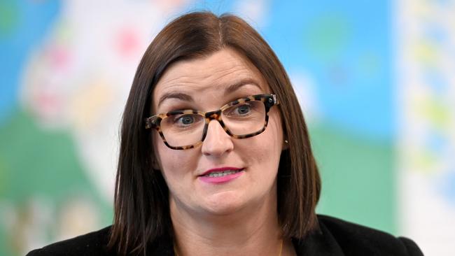 Sarah Mitchell said a new program to address hard to staff schools was working. Picture: NewsWire