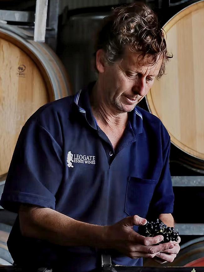 Leogate Estate senior winemaker Mark Woods. Picture: Leogate Wines