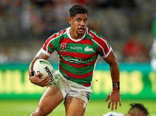 BOUNCING BACK: Dane Gagai of the Rabbitohs makes a break during the round two NRL match between the St George Illawarra Dragons and the South Sydney Rabbitohs  on March 21 in Sydney.  . Picture: Cameron Spencer