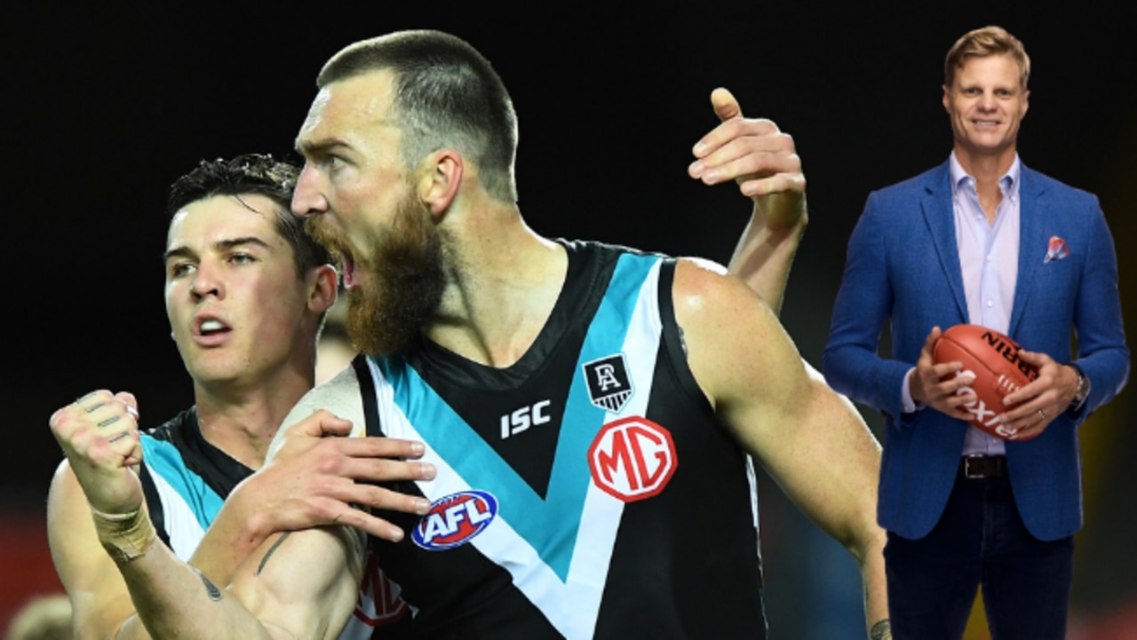 Port Adelaide won’t get a better chance to win a premiership, Nick Riewoldt says.