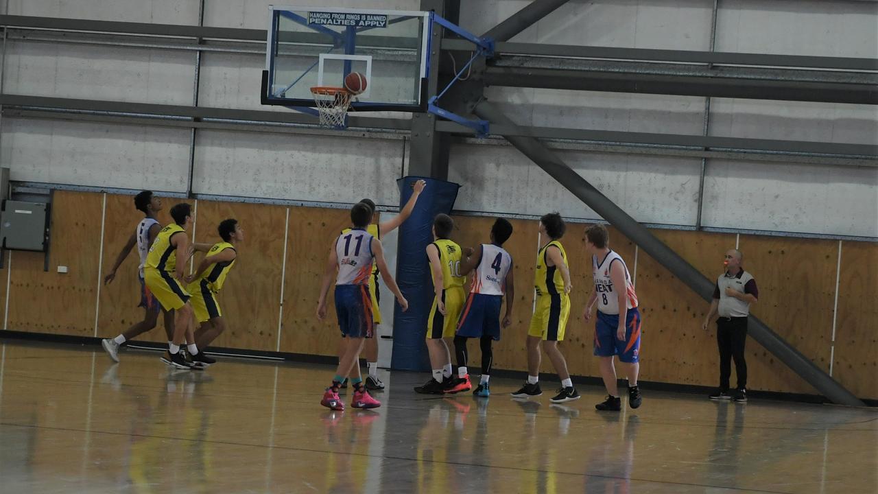 U18 Boys 2 Hervey Bay Hurricanes vs Maranoa Heat in the CQJBC at Hegvold Stadium on Sunday.