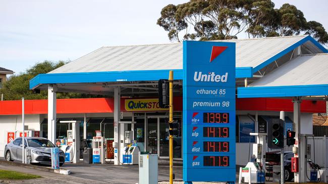 Petrol prices have soared over the past year, after they plunged during the initial phases of the pandemic in 2020. Picture: Mark Stewart