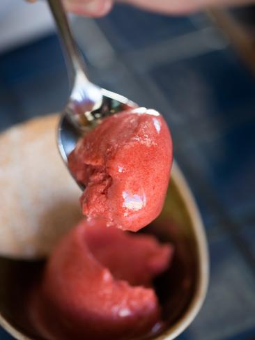 Gourmania Food Tours Tasmania: succulent sorbet.