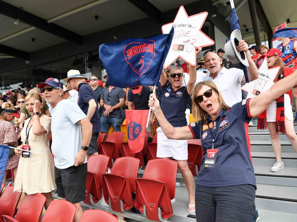 Margot Bradley at the NAB AFLW grand final. Picture: Patrick Woods