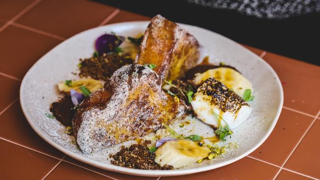 Nine Yard’s Aussie French Toast may take you back to your childhood. Picture: (Archie and Fox) Caitlyn Watson and Nikki Wishart