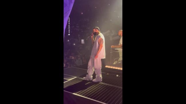 Drake Hit By Phone While Performing On Stage