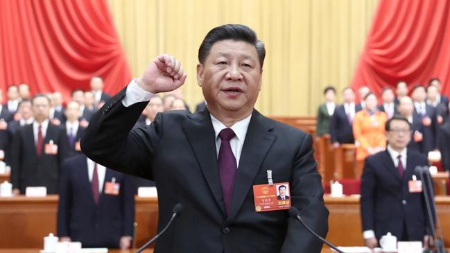 An investigation has revealed that global companies with sensitive defence contracts in Australia have hundreds of Chinese Communist Party members in their employ, who are in the pocket Mr Jinping (pictured). Picture: Xinhua