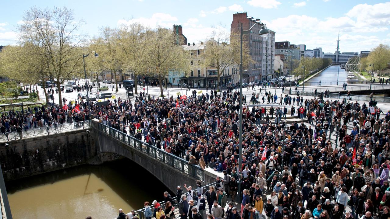 France has been gripped by months of protests. Picture: Lou Benoist/AFP