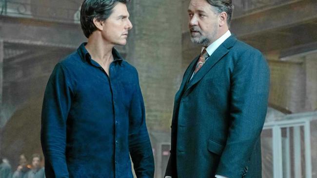 Tom Cruise and Russell Crowe in a scene from The Mummy. Picture: Chiabella James