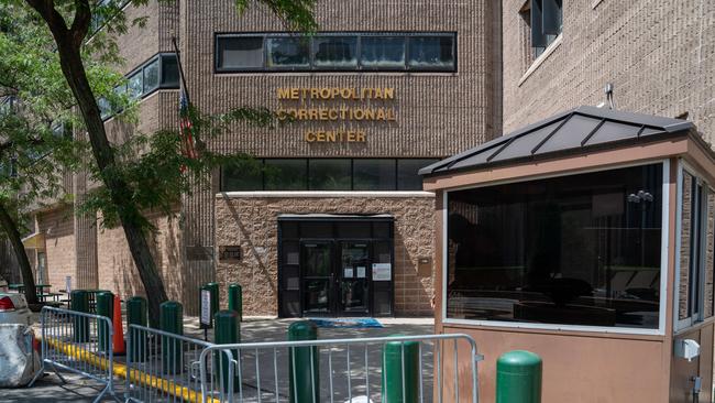 New York’s Metropolitan Correctional Facility, where Jeffrey Epstein was found dead in his jail cell last August. Picture: AFP